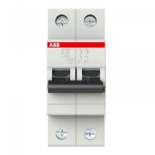Автоматичний вимикач ABB 2CDS212001R0104 SH200 SH202-C10