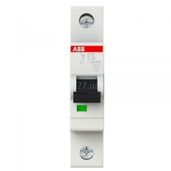 Автоматичний вимикач ABB 2CDS251001R0204 S200 S201-C20
