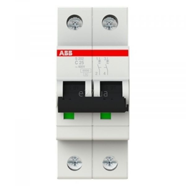 Автоматический выключатель ABB 2CDS252001R0254 S200 S202-C25