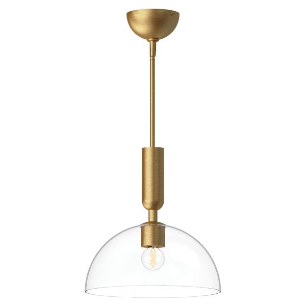 Подвесной светильник Alora Mood ALM-JUDE-P-GD-CL Jude 1 lt Semi Flush Brushed Gold