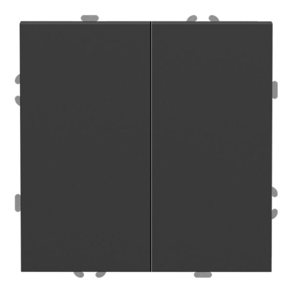 Переключатель проходной 2-клавишный Ardero 80737 Soft EV122-B