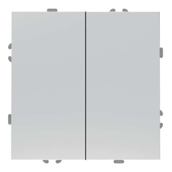 Переключатель проходной 2-клавишный Ardero 80789 Soft EV122-S