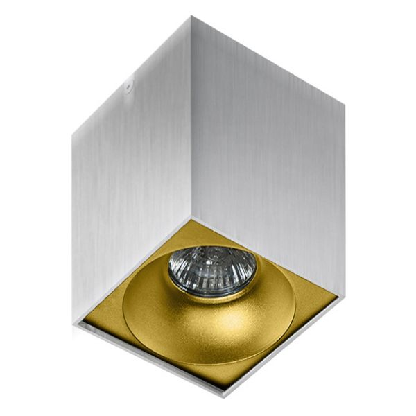 Точечный светильник Azzardo AZ0828 + AZ0831 Hugo ALU+Hugo R GO