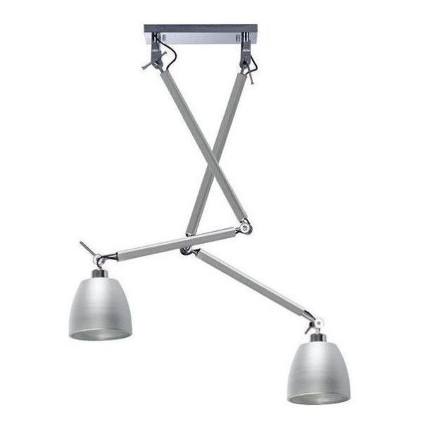 Люстра Azzardo AZ2301 + AZ2594 Zyta ALU 2 S