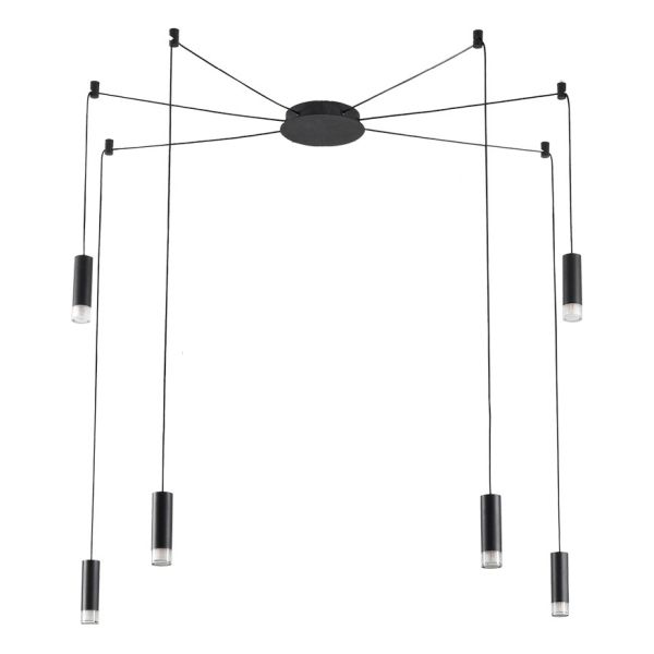 Люстра Azzardo AZ2905 + AZ2679 x 6 + AZ2681 x 6 Ziko