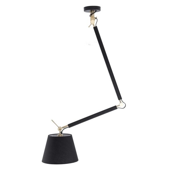 Підвісний світильник Azzardo AZ4192 + AZ2600 Zyta Pendant M BK/GO