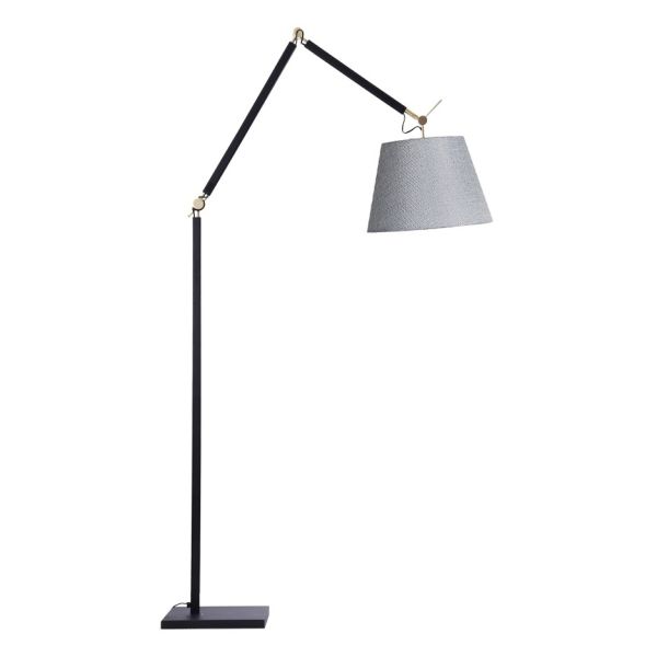 Торшер Azzardo AZ4193 + AZ2601 Zyta Floor BK/GO