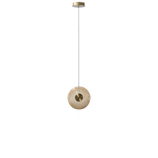 Підвісний світильник Azzardo AZ6882 Andora L Pendant 1 Amber