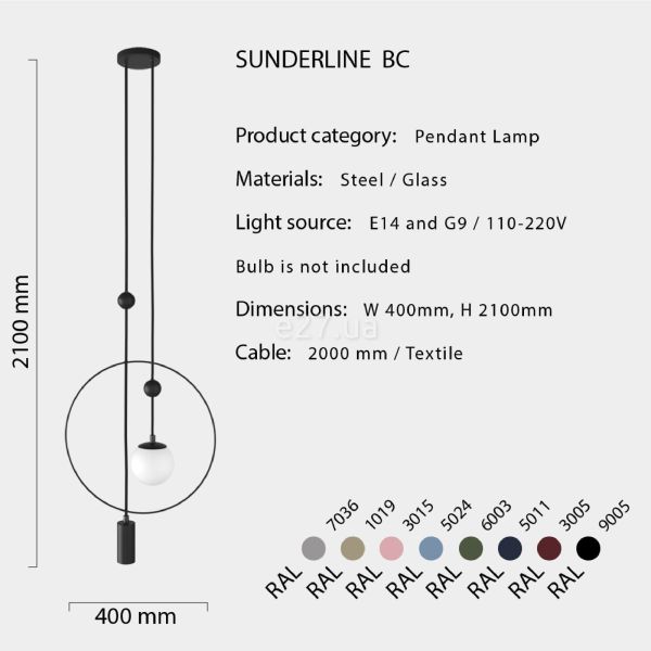 Зображення з інформацією про товар Babich SUNDERLINE BC RAL5011