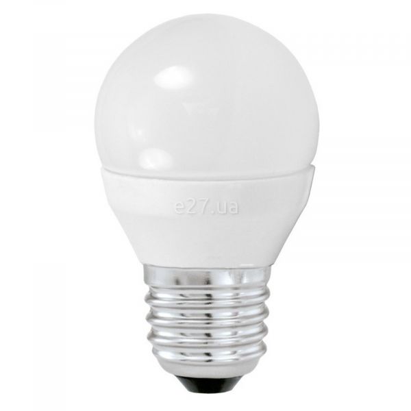 Лампа светодиодная Eglo 10762 мощностью 4W. Типоразмер — G45 с цоколем E27, температура цвета — 3000K