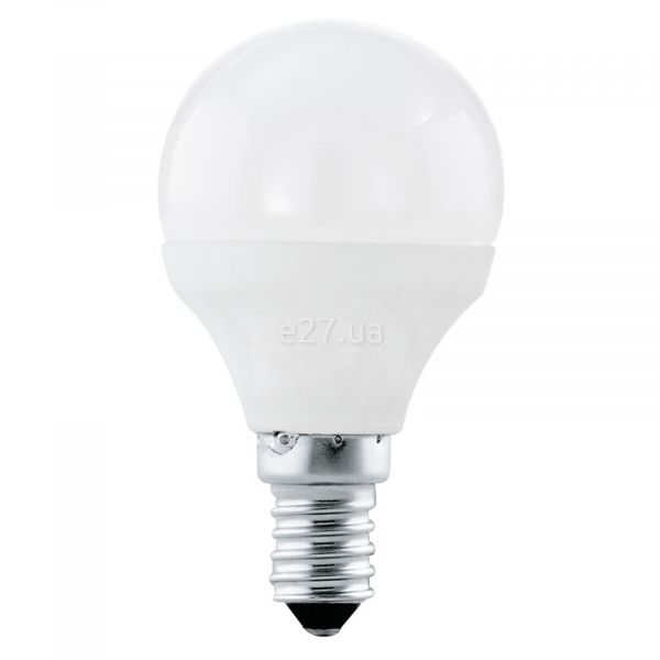 Лампа світлодіодна Eglo 11419 потужністю 4W. Типорозмір — P45 з цоколем E14, температура кольору — 3000K