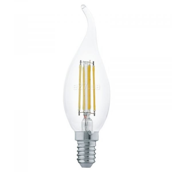 Лампа светодиодная Eglo 11497 мощностью 4W. Типоразмер — BF35 с цоколем E14, температура цвета — 2700K