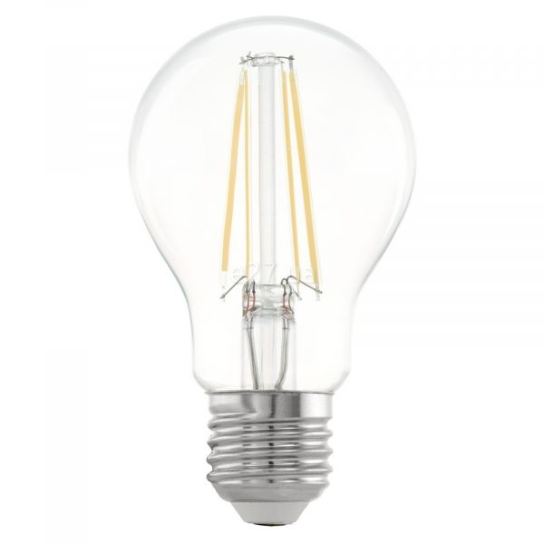 Лампа светодиодная Eglo 11534 мощностью 6.5W. Типоразмер — A60 с цоколем E27, температура цвета — 2700K