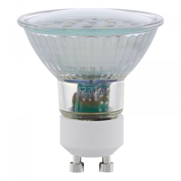 Лампа светодиодная Eglo 11535 мощностью 5W. Типоразмер — MR16 с цоколем GU10, температура цвета — 3000K