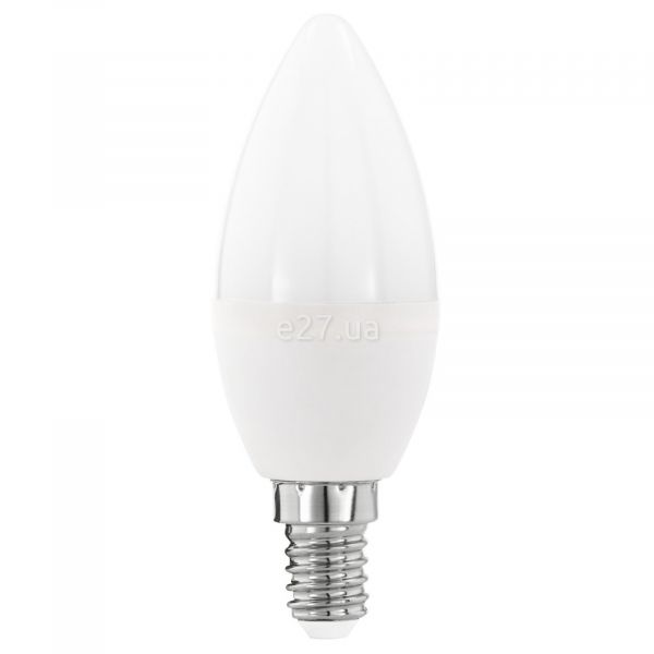 Лампа світлодіодна Eglo 11643 потужністю 6W. Типорозмір — C37 з цоколем E14, температура кольору — 3000K