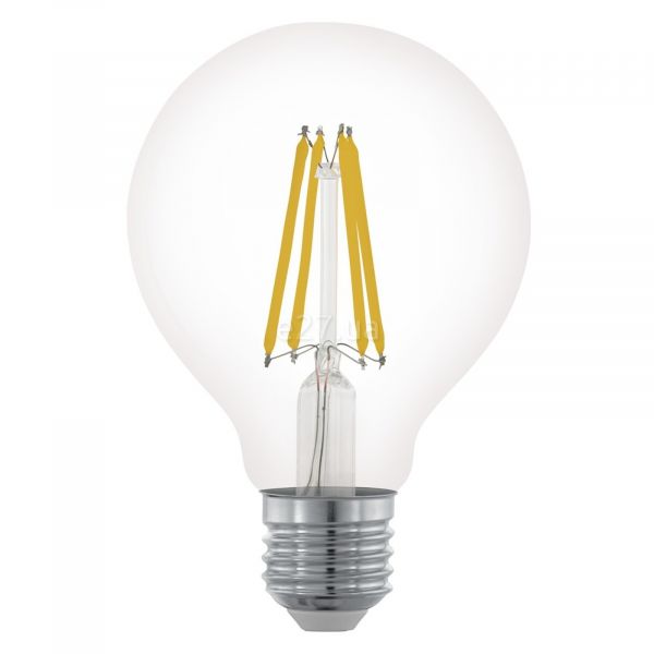 Лампа світлодіодна Eglo 11702 потужністю 6W. Типорозмір — G80 з цоколем E27, температура кольору — 2700K