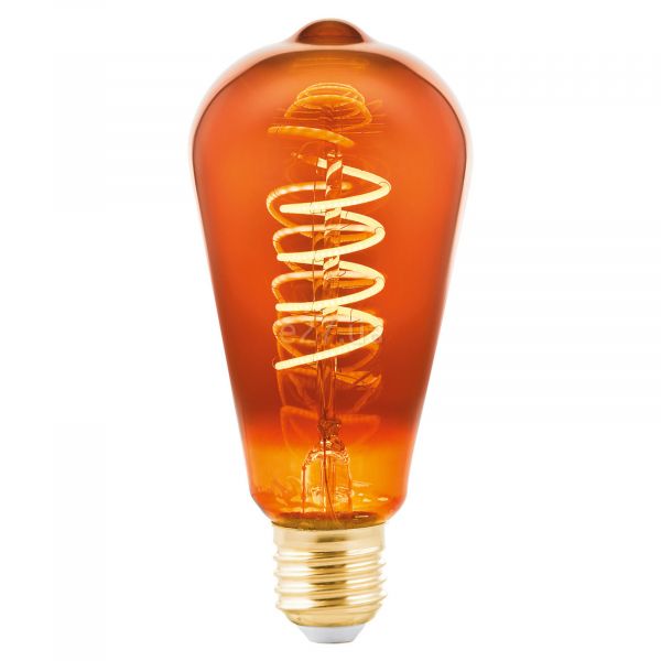 Лампа світлодіодна Eglo 11885 потужністю 4W з серії Lm LED E27 - V1. Типорозмір — ST64 з цоколем E27, температура кольору — 2200K