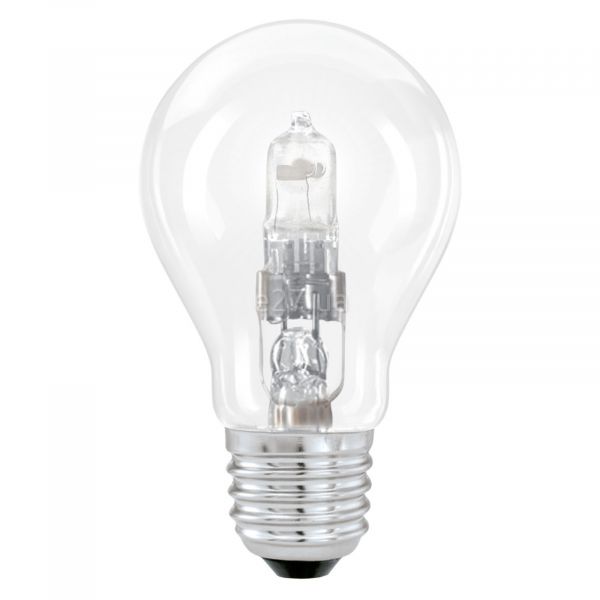 Лампа галогенная Eglo 12479 мощностью 28W. Типоразмер — A55 с цоколем E27, температура цвета — 2700K