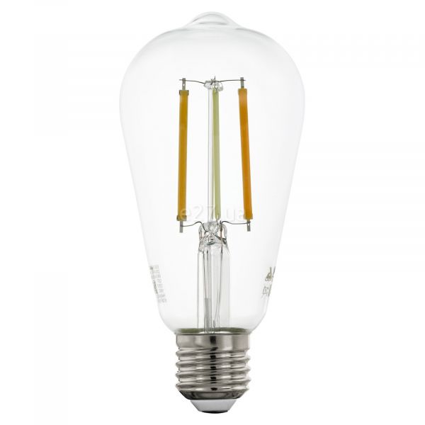 Лампа светодиодная Eglo 12577 мощностью 6W из серии Lm LED E27 - V1. Типоразмер — ST64 с цоколем E27, температура цвета — Tunable white