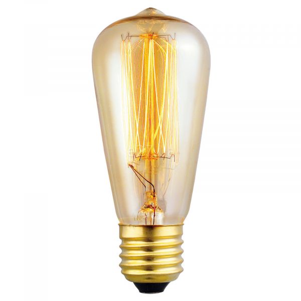 Лампа накаливания Eglo 49501 мощностью 60W. Типоразмер — ST48 с цоколем E27, 