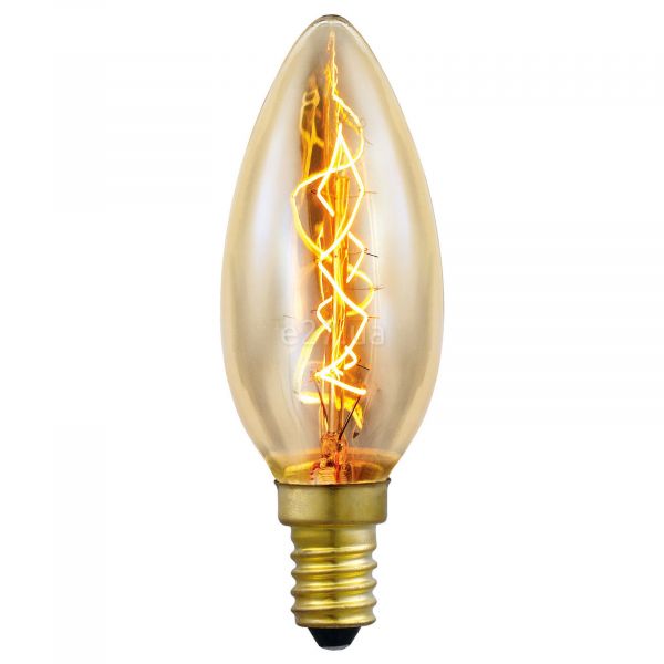 Лампа накаливания Eglo 49507 мощностью 40W. Типоразмер — C37 с цоколем E14, 