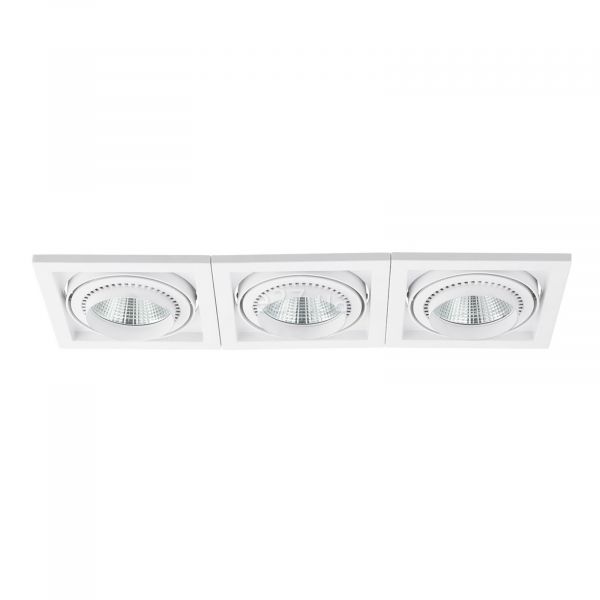 Точковий світильник Eglo 61204 Recessed LED-spot Square 180 3-Fold