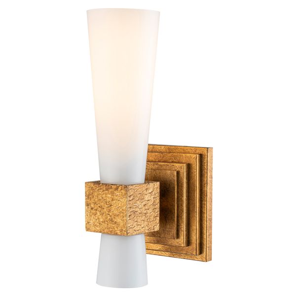 Бра Elstead KRISTY-1WB-DG-OPAL Kristy 1 lt Distressed Gold