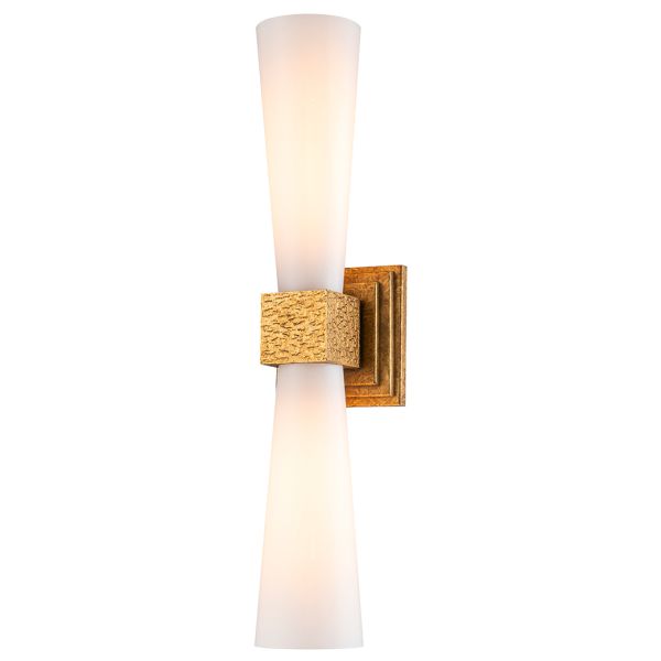 Бра Elstead KRISTY-2WB-DG-OPAL Kristy 2 lt Distressed Gold