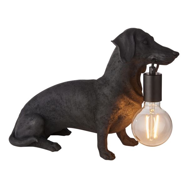 Настольная лампа Endon 101188 Dachshund Table, Matt black