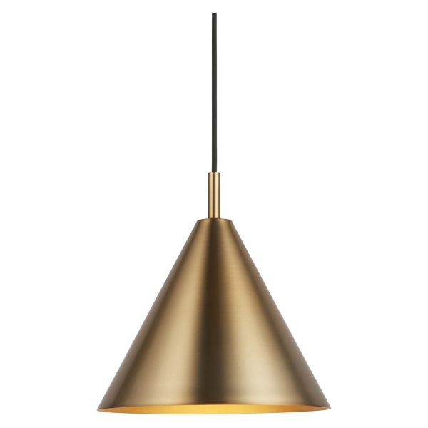Подвесной светильник Endon 102891 Cape Pendant, Warm antique brass plate