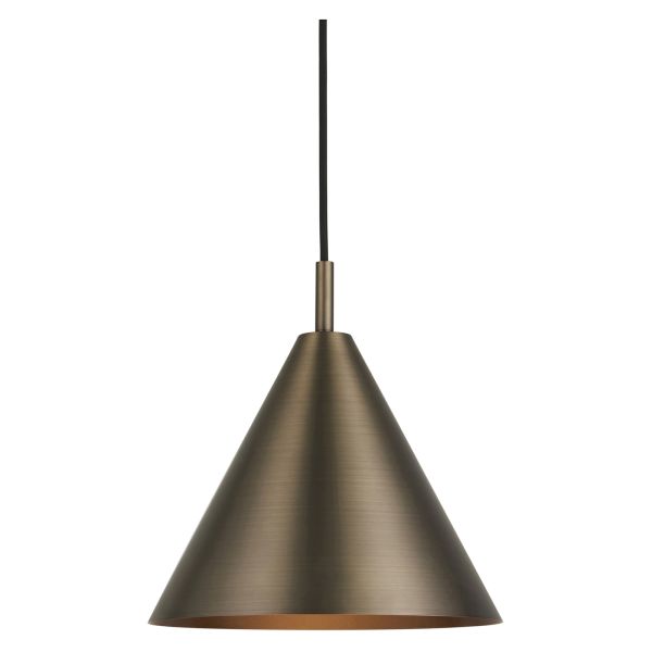 Підвісний світильник Endon 102892 Cape Pendant, Brushed antique bronze plate