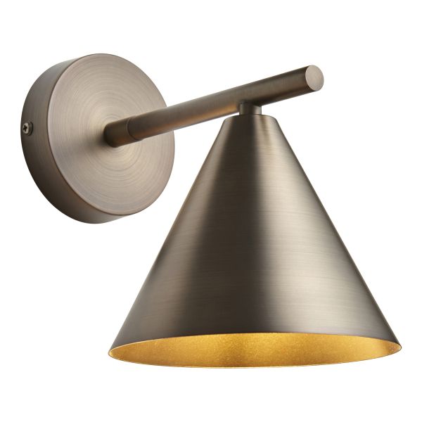 Бра Endon 102894 Cape Wall, Brushed antique bronze plate
