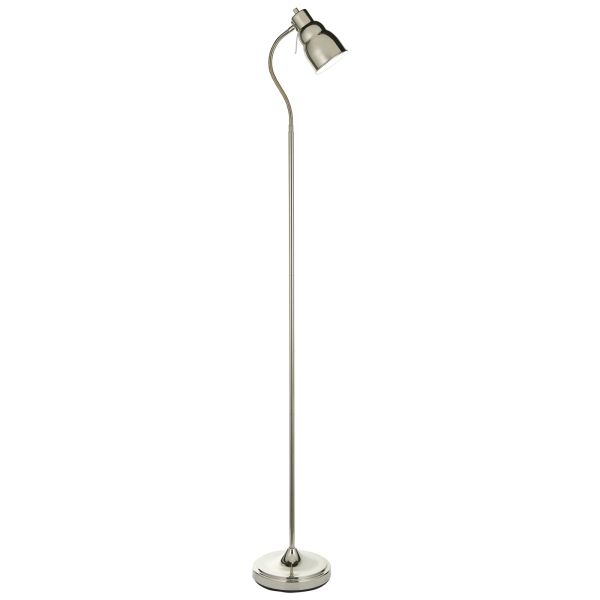 Торшер Endon 108127 Classic Flexi Reader Floor, Bright nickel plate