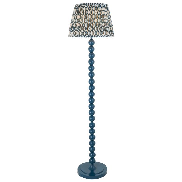 Торшер Endon 114650 Higgledy & Ripple 40cm Floor, Gloss marlin blue paint & marlin blue fabric