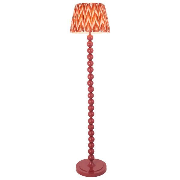 Торшер Endon 116212 Higgledy & Zigzag 35cm Floor, Gloss pink clay paint & apricot orange fabric