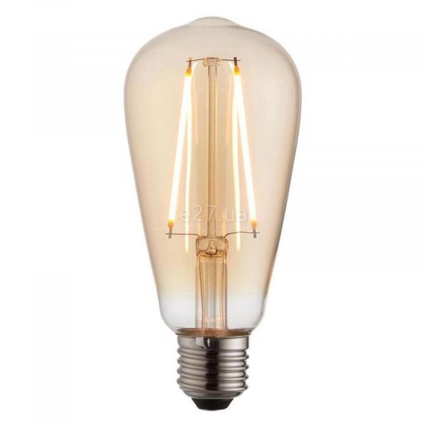 Лампа светодиодная Endon 77107 мощностью 2W из серии E27 LED filament pear с цоколем E27, температура цвета — 2000K