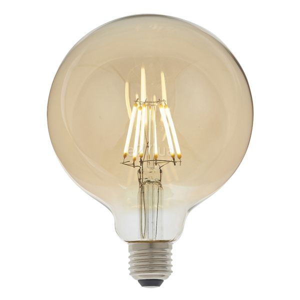 Лампа светодиодная  диммируемая Endon 93031 мощностью 6W. Типоразмер — G125 с цоколем E27, температура цвета — 2500K