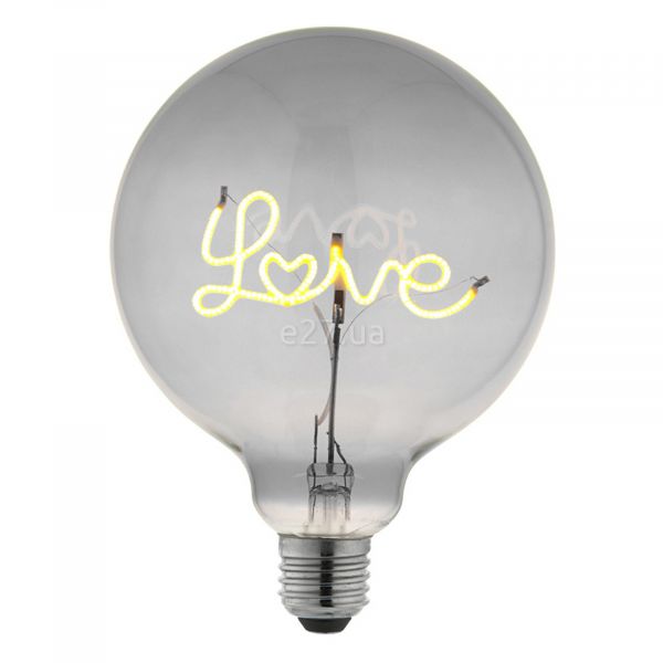 Лампа светодиодная Endon 94504 мощностью 2W из серии Love. Типоразмер — G125 с цоколем E27, температура цвета — 2200K