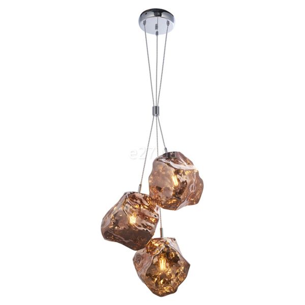 Подвесной светильник Endon 97659 Rock 3lt Pendant