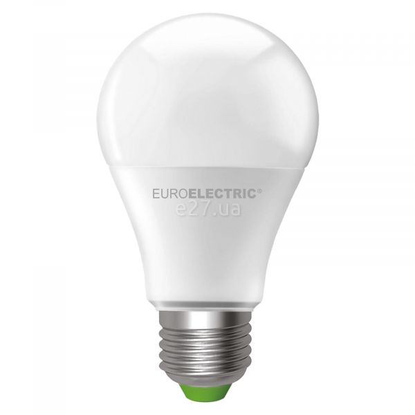 Лампа светодиодная Euroelectric LED-A60-07274(EE) мощностью 7W. Типоразмер — A60 с цоколем E27, температура цвета — 4000K