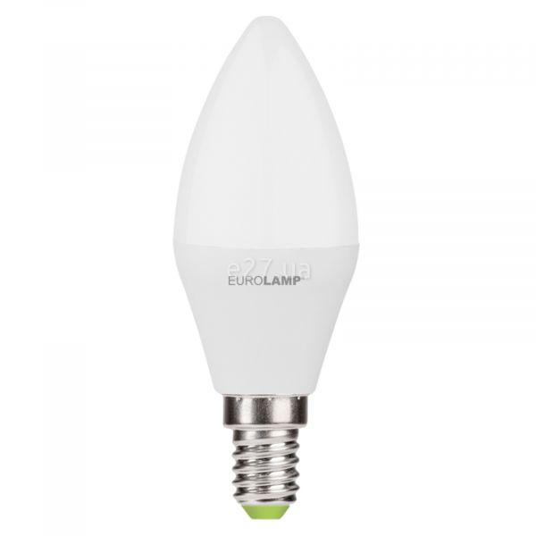 Лампа светодиодная Eurolamp MLP-LED-CL-07143(E) мощностью 7W. Типоразмер — CL37 с цоколем E14, температура цвета — 3000K. В наборе 2шт.