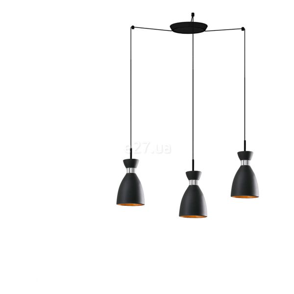 Підвісний світильник Faro 20050-3L Retro 3L Black and copper pendant lamp