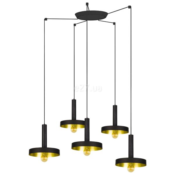 Люстра Faro 20160-5L Whizz 5L Black/golden pendant lamp