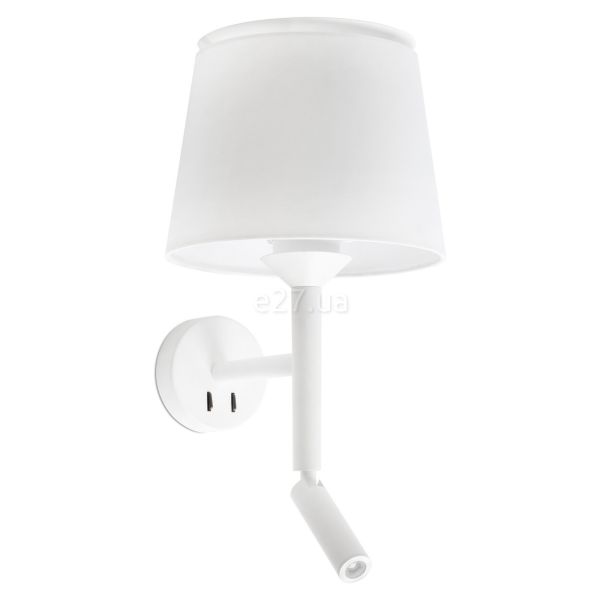 Бра Faro 20302-92 SAVOY White/white wall lamp with reader