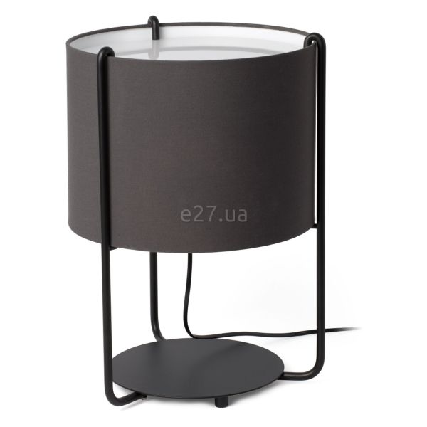 Настільна лампа Faro 24020-32 Drum Black/grey table lamp