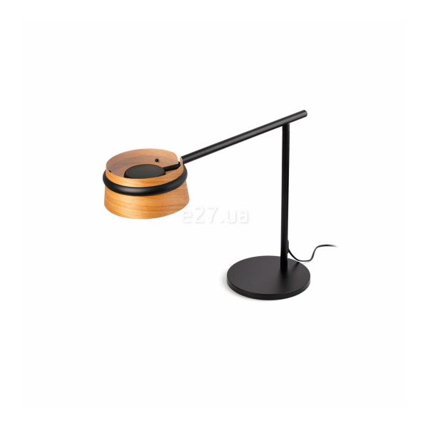 Настільна лампа Faro 29568 LOOP Black table lamp with clip