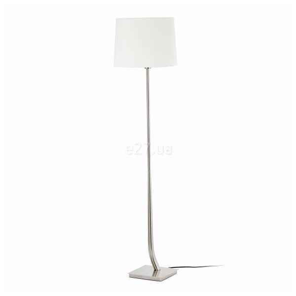 Торшер Faro 29686-07 REM Nickel mat/white floor lamp