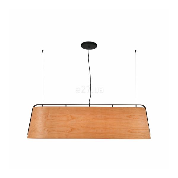 Люстра Faro 29849 STOOD 5L Black and wood pendant lamp