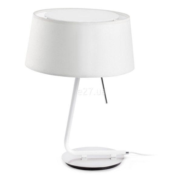 Настольная лампа Faro 29942 HOTEL White table lamp