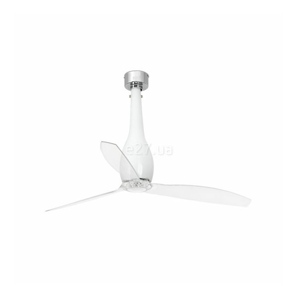 Стельовий вентилятор Faro 32000 ETERFAN M Shiny white/transparent fan with DC